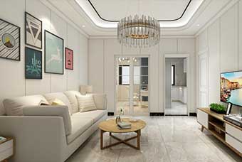天门现代风格-客厅
