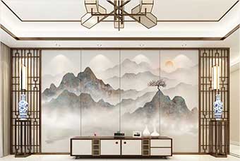 天门森佰汇航空纤维（山水画系列）